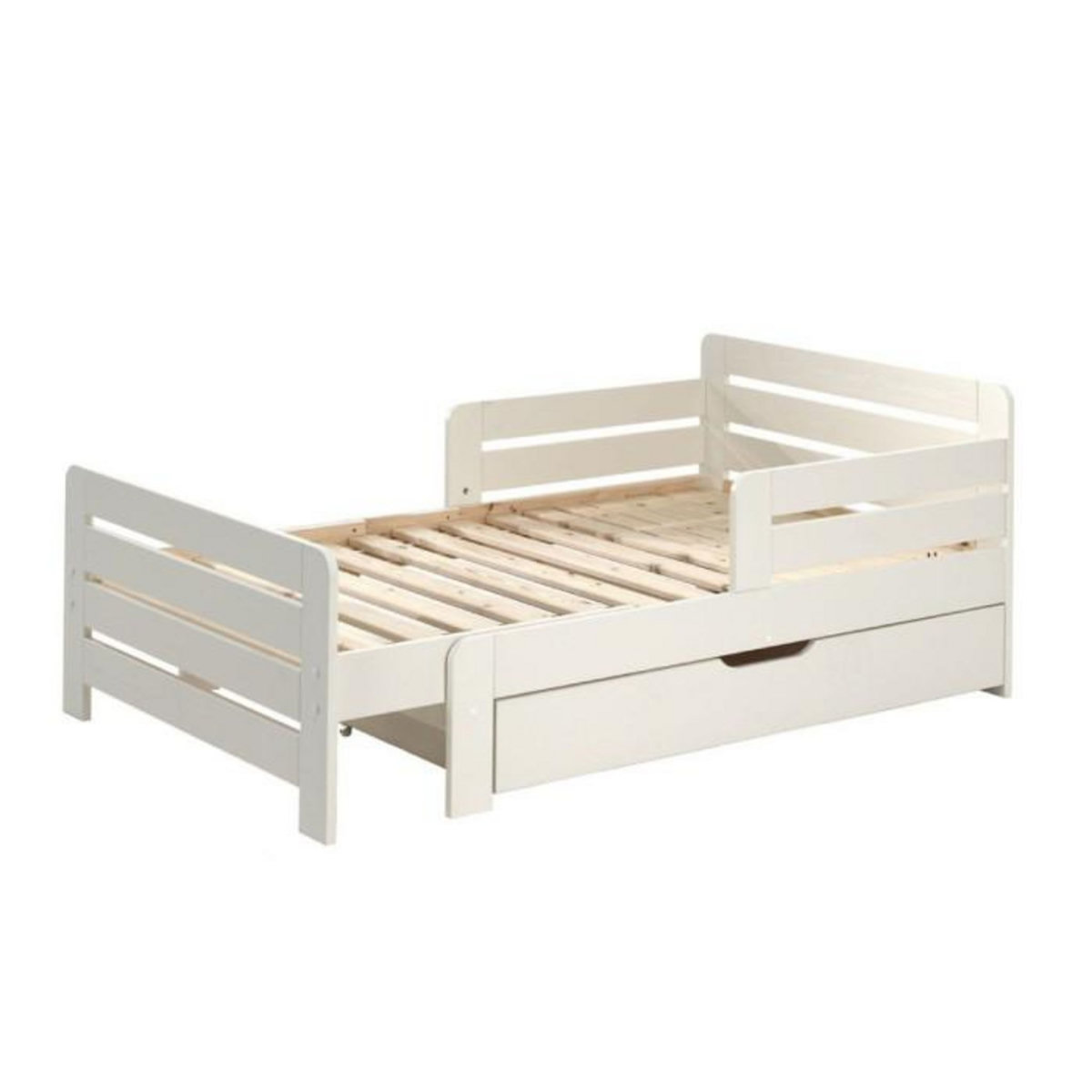 Paris Prix Lit Évolutif avec Tiroir  Jumper  90x200cm Blanc