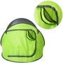 Voir la diapositive 3 : tectake Tente pop-up pour 2 personnes gris/vert
