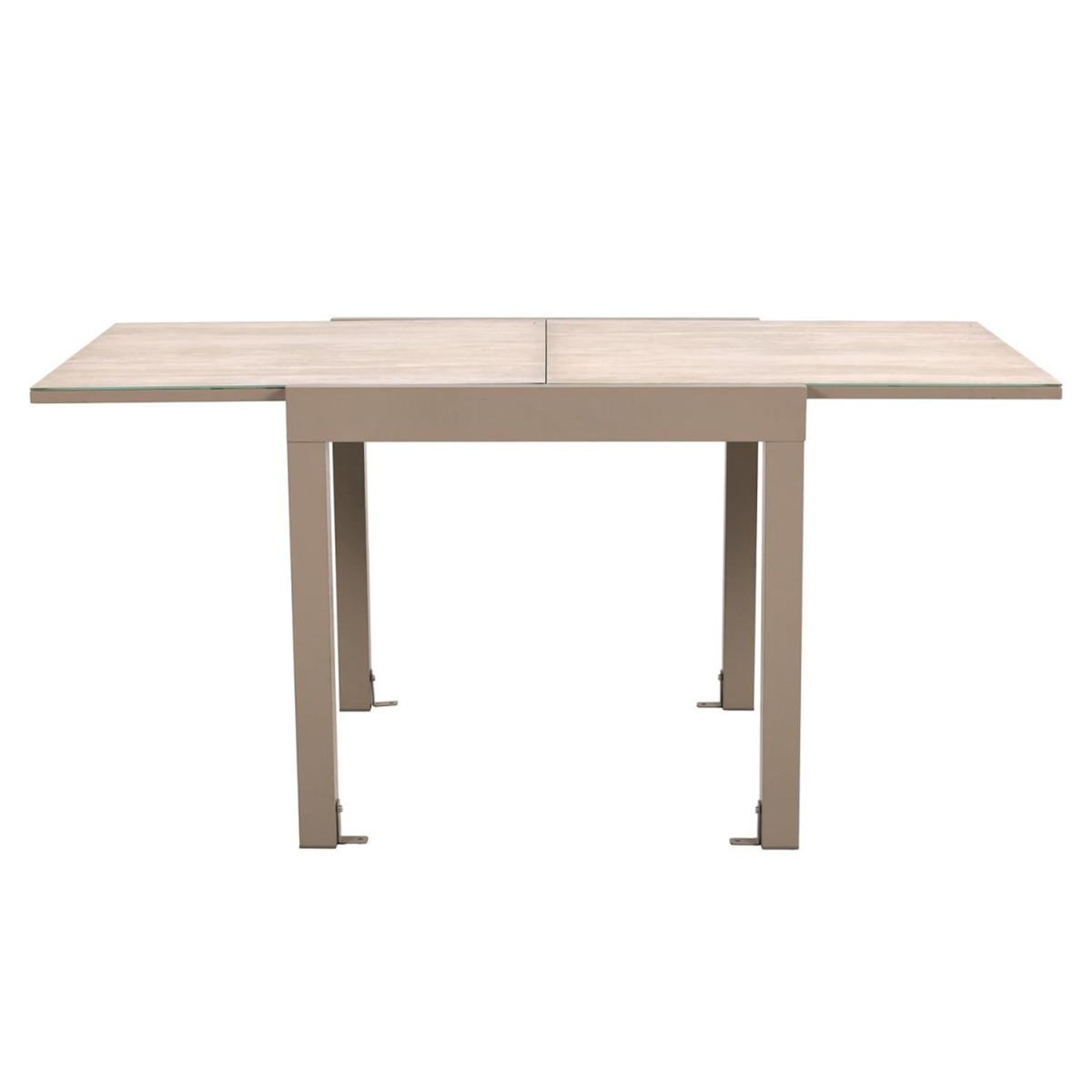 Paris Prix Table de Jardin Extensible  Ornela  80-160cm Naturel