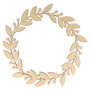 Voir la diapositive 2 : Artemio Couronne murale en bois Ø 35 cm - Feuilles & baies