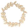 Voir la diapositive 2 : Artemio Couronne murale en bois Ø 35 cm - Feuilles & baies