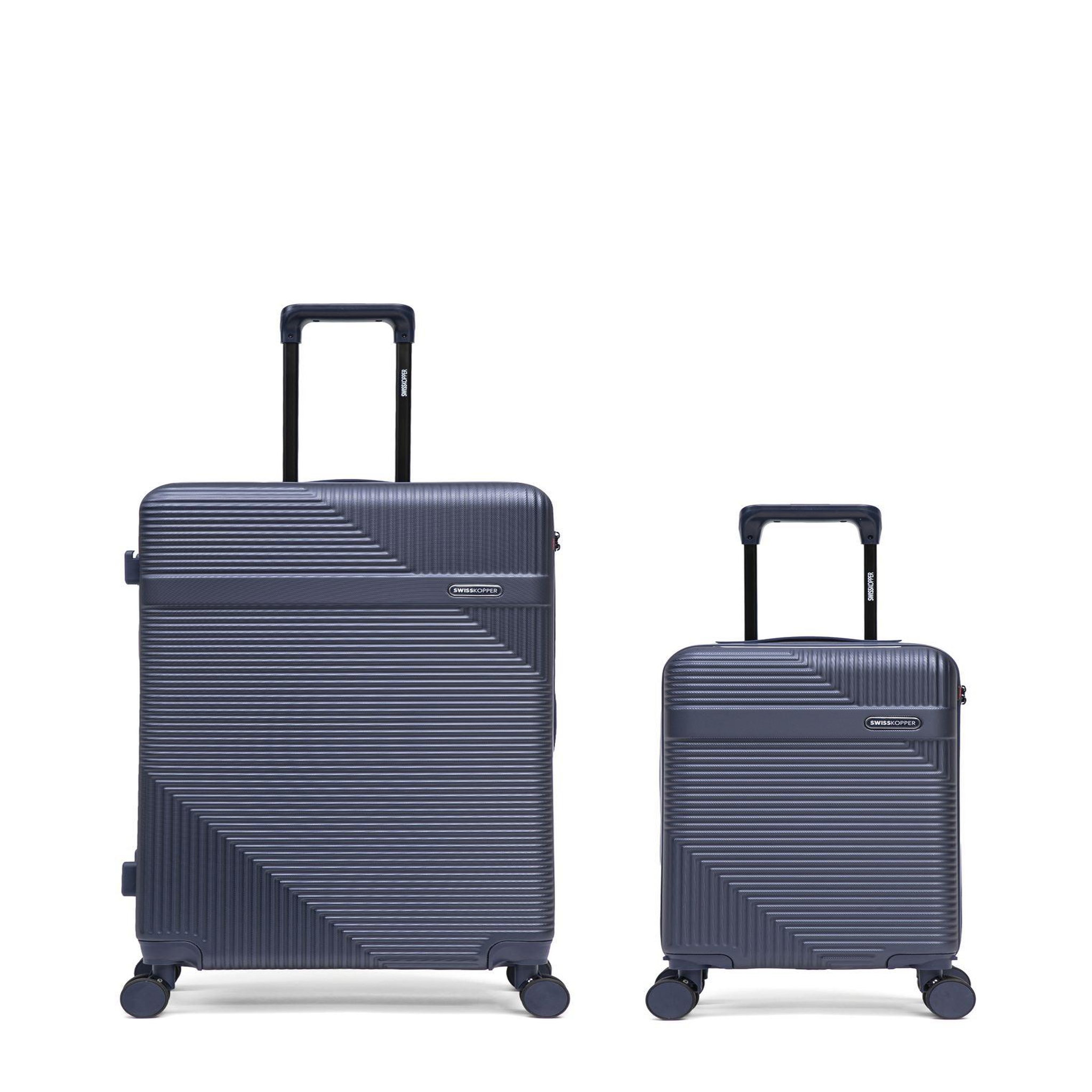 SWISS KOPPER Lot de 2 Valises Rigides Grand Format et Cabine XS WOHLEN