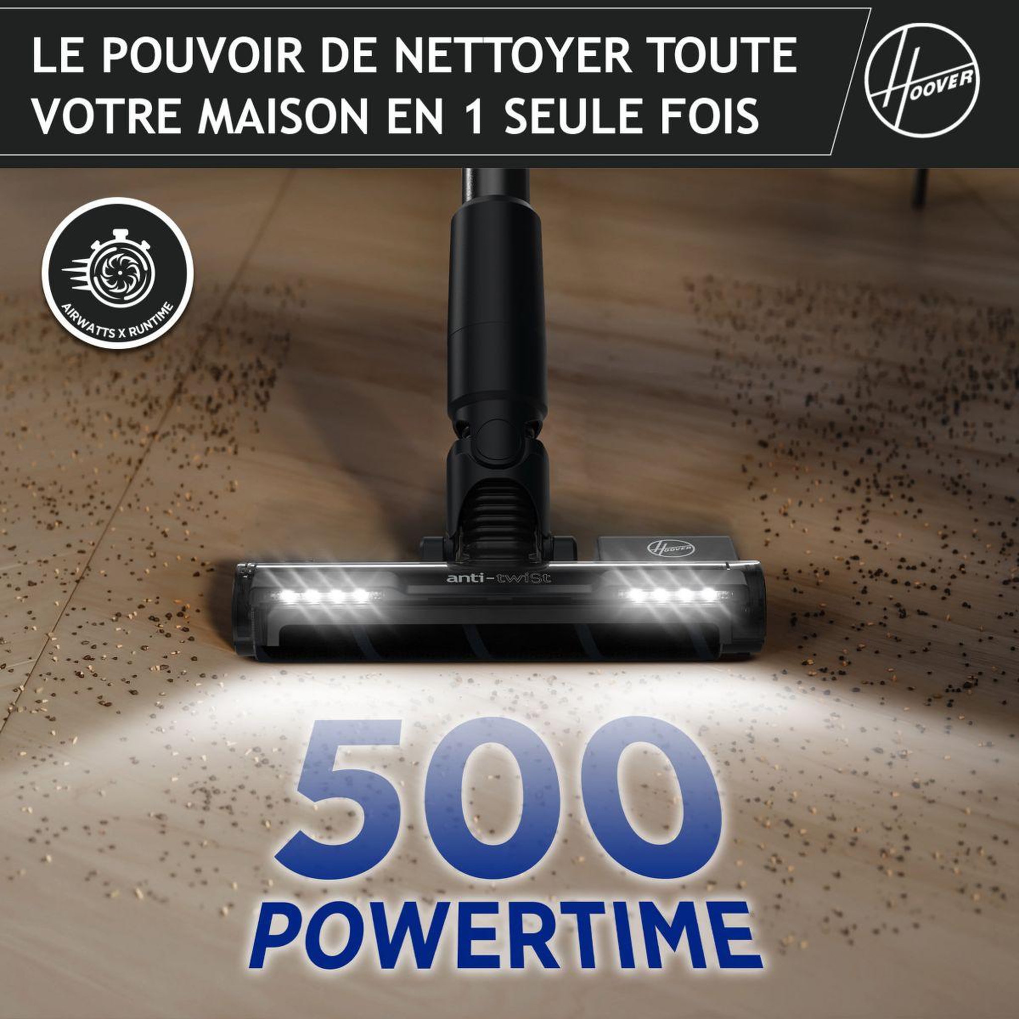 Voir la diapositive 5 : HOOVER Aspirateur balai HF201H