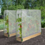 Voir la diapositive 2 : ID MARKET Duo serres à tomates modulables spéciales croissance kit complet bâche + support