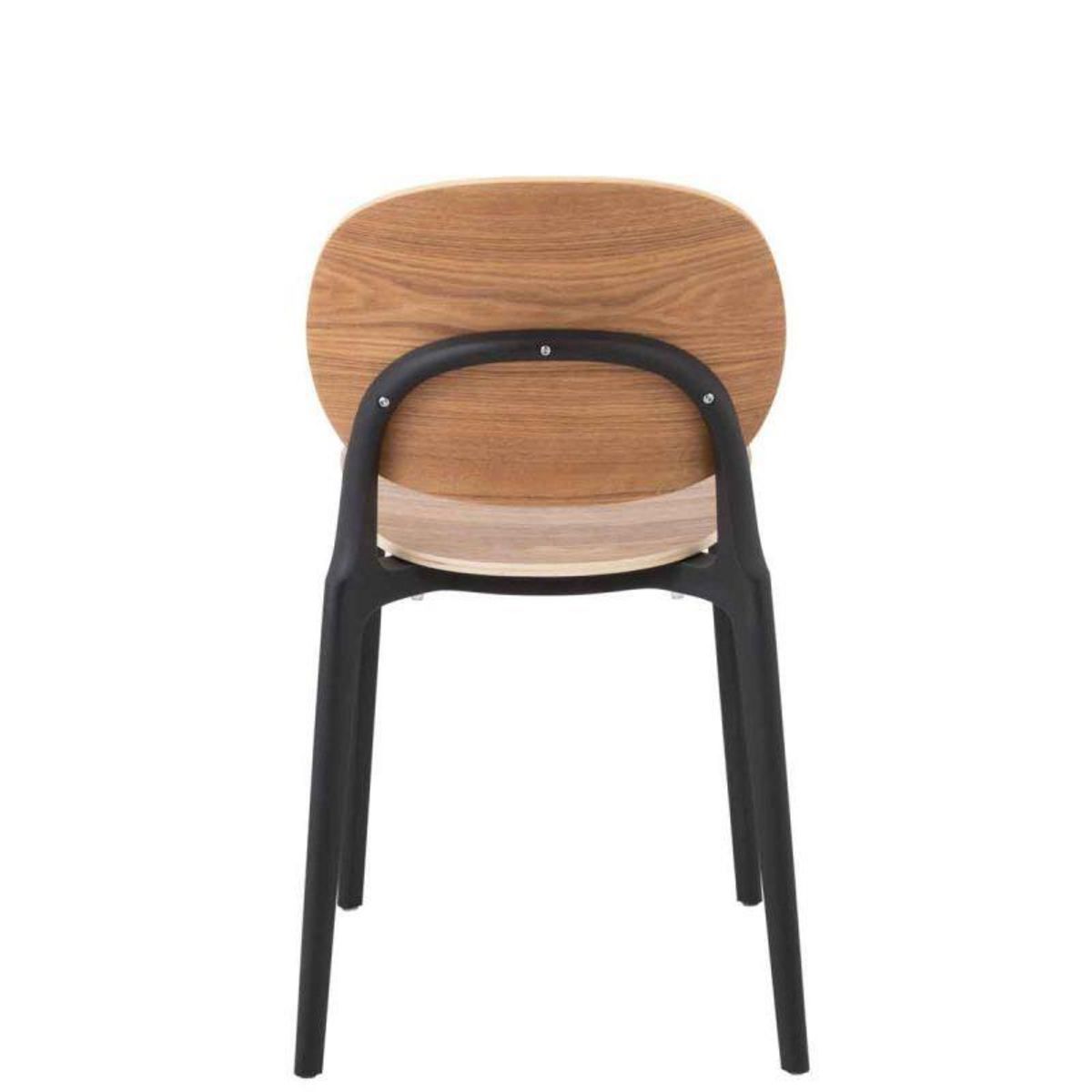 Paris Prix Chaise Design  Finama  82cm Naturel & Noir