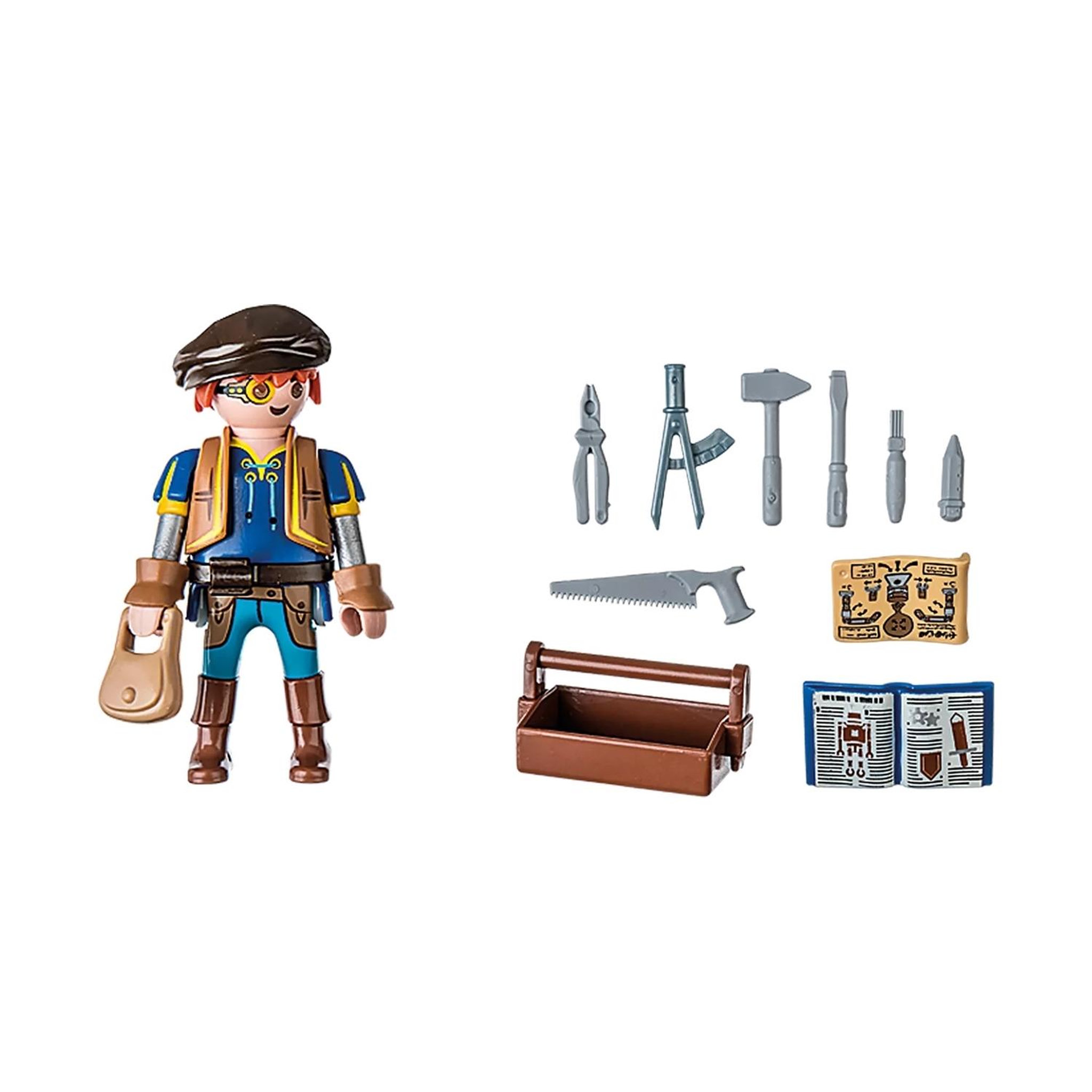 Voir la diapositive 3 : PLAYMOBIL Novelmore Dario et outils