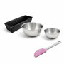 Voir la diapositive 1 : ZENKER Set de 4 ustensiles de pâtisserie moule à gâteaux bol et spatule pâtisserie Black mettallic Black mettallic Zenker  Black mettallic