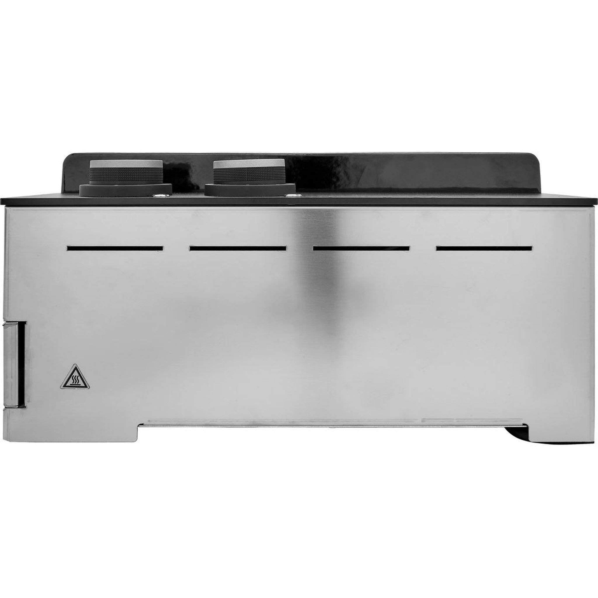 Voir la diapositive 4 : FORGE ADOUR Plancha électrique premium e60 inox 2 brûleurs à poser, 58.5x40.5 cm