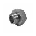 CENTRALE BRICO Mamelon réduit mâle/femelle chromé (femelle plus grand) laiton - à visser - 246 - pour tube cuivre