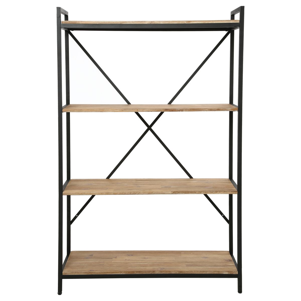 ATMOSPHERA Etagère métal et Acacia 4 niveaux ELEORA