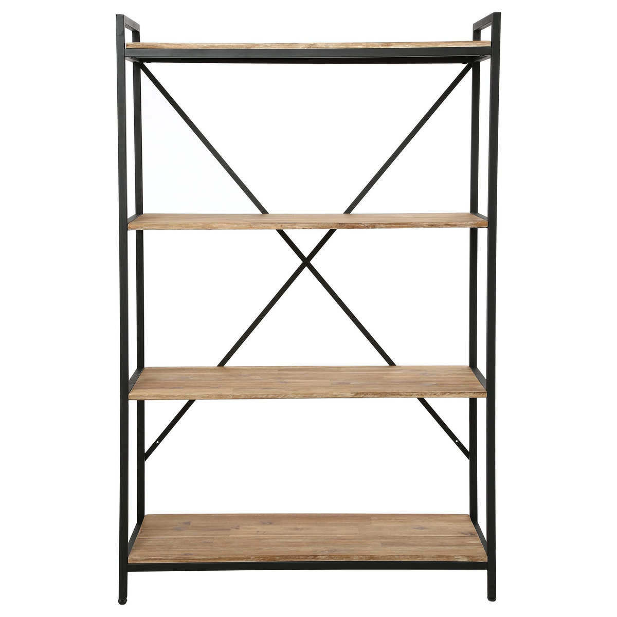 ATMOSPHERA Etagère métal et Acacia 4 niveaux ELEORA