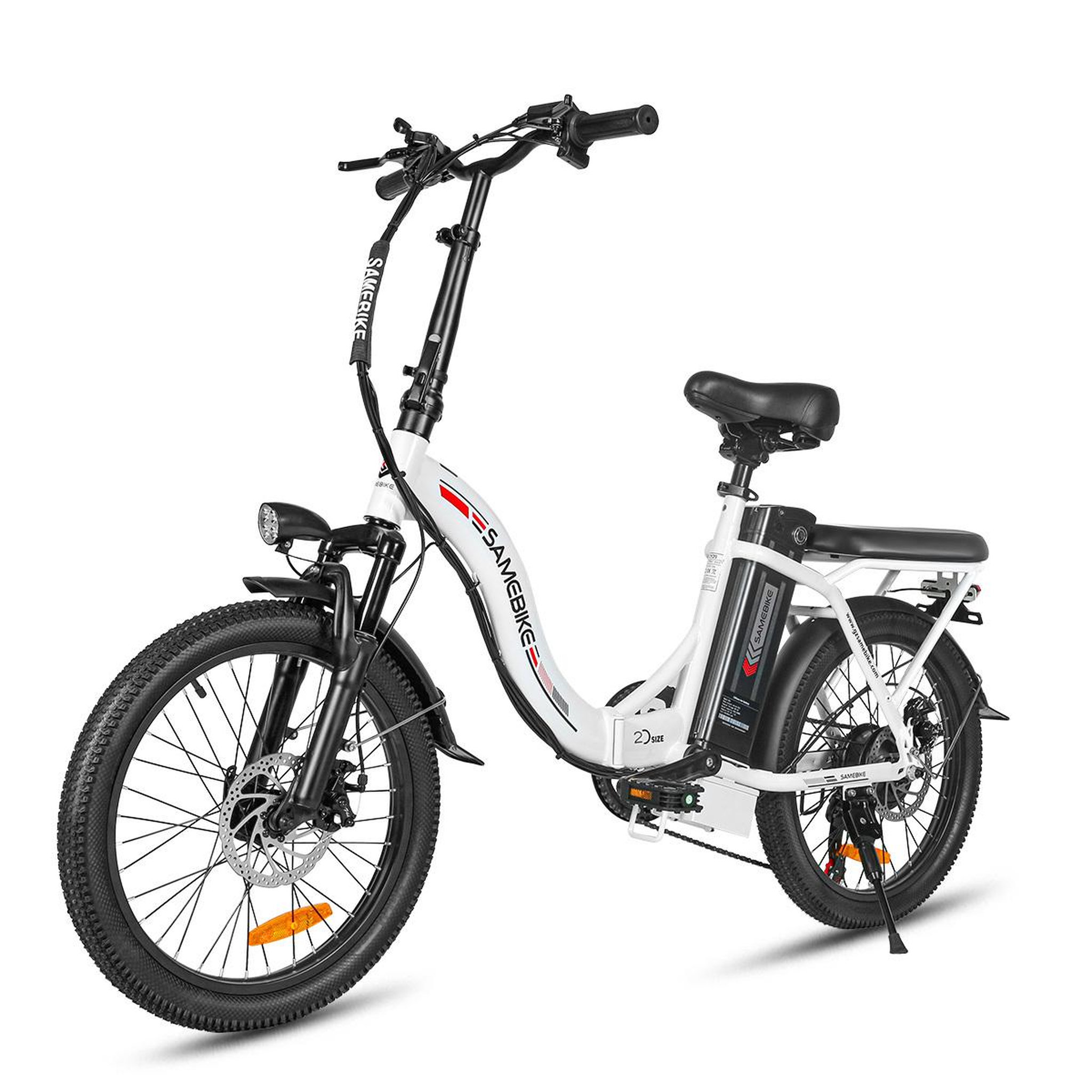 Voir la diapositive 1 : SAMEBIKE Vélo électrique pliant de ville SAMEBIKE CY20
