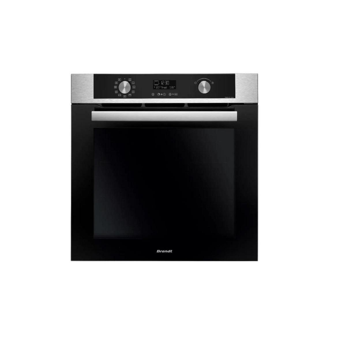 BRANDT Four intégrable multifonction 71l 59cm  pyrolyse inox - BOP5337X