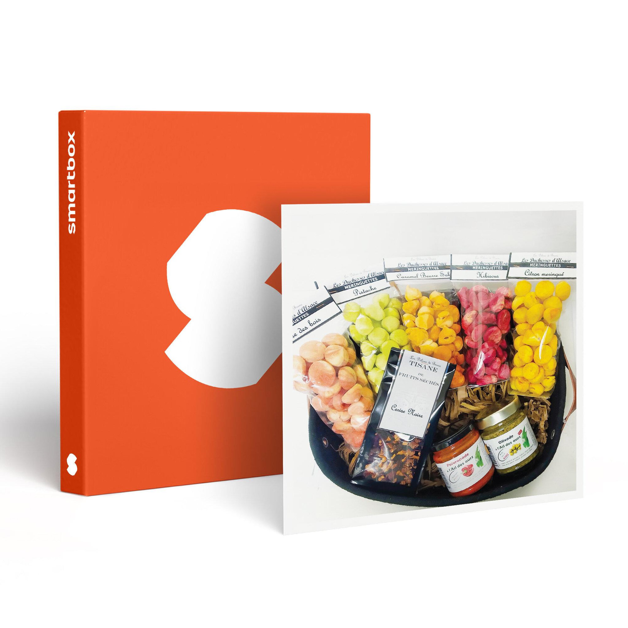 Smartbox Coffret dégustation aux notes d'alsace : 4 produits livrés chez vous - coffret cadeau gastronomie