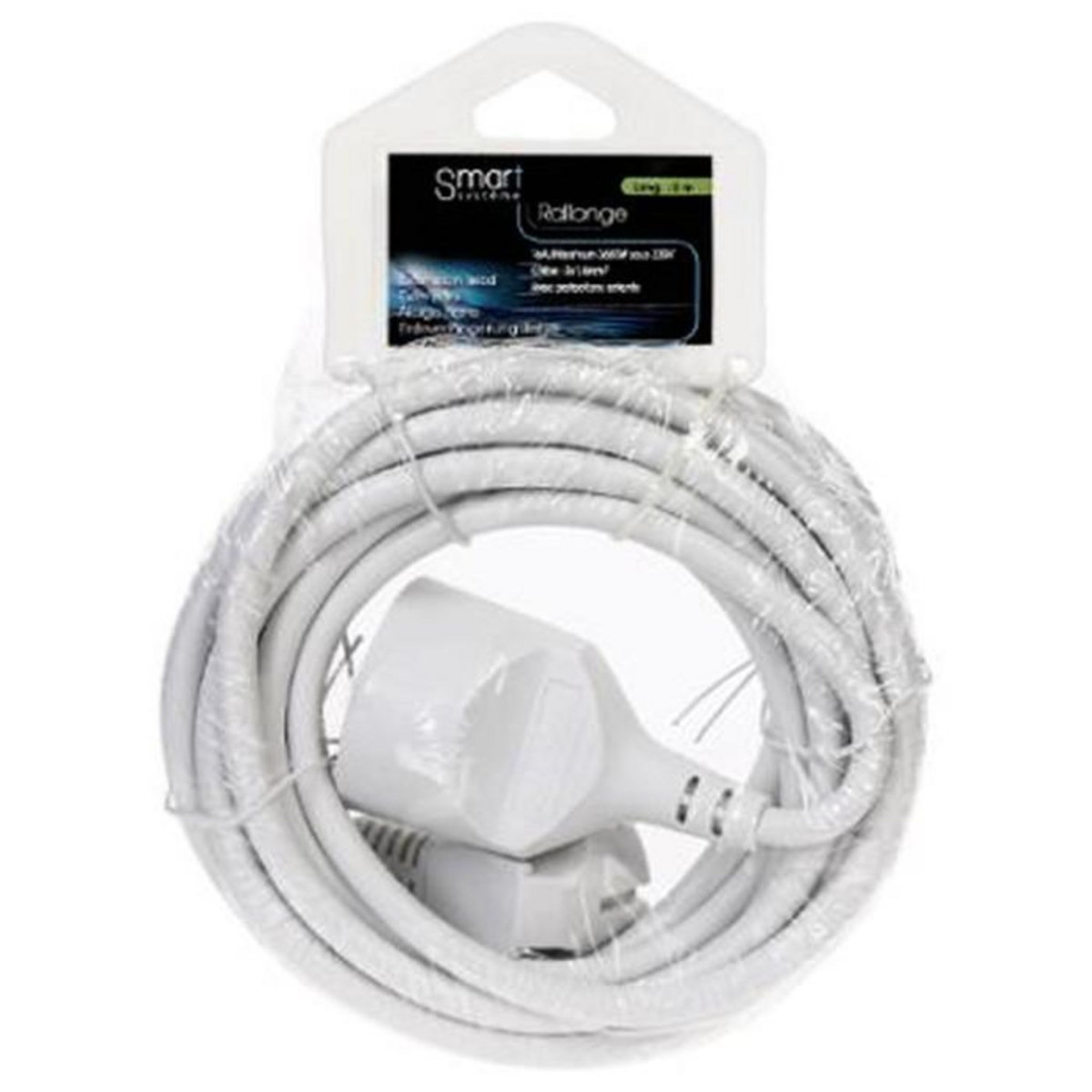 FIVE Rallonge Electrique  Terre  5m Blanc