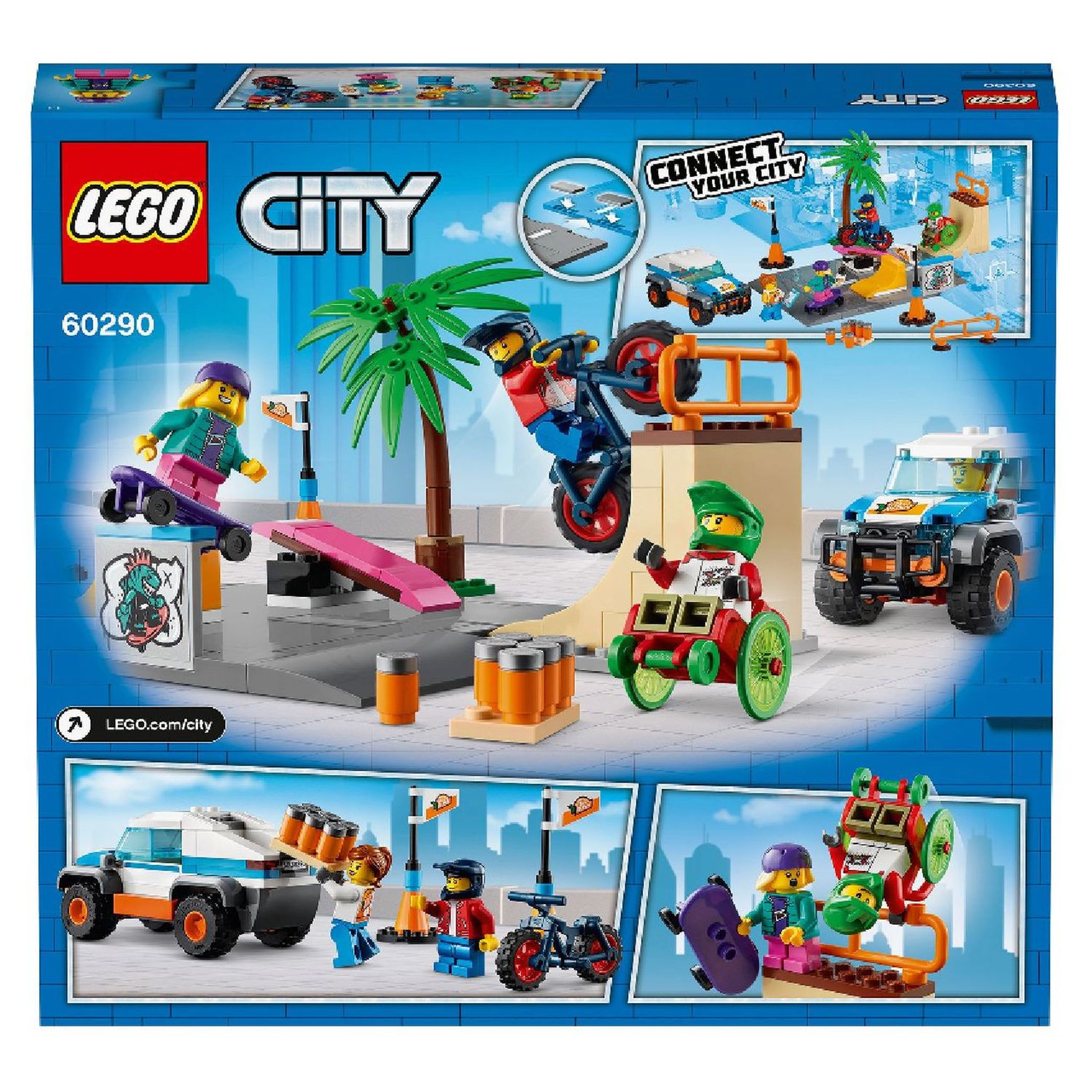Voir la diapositive 8 : LEGO City 60290 Le skatepark