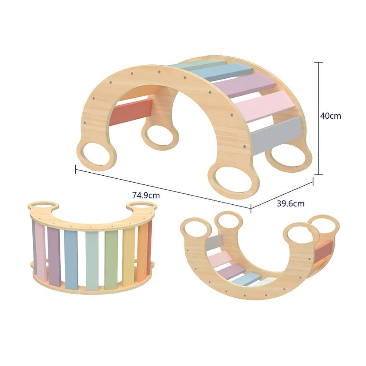 Sunny Bascule Marlie - bois pastel