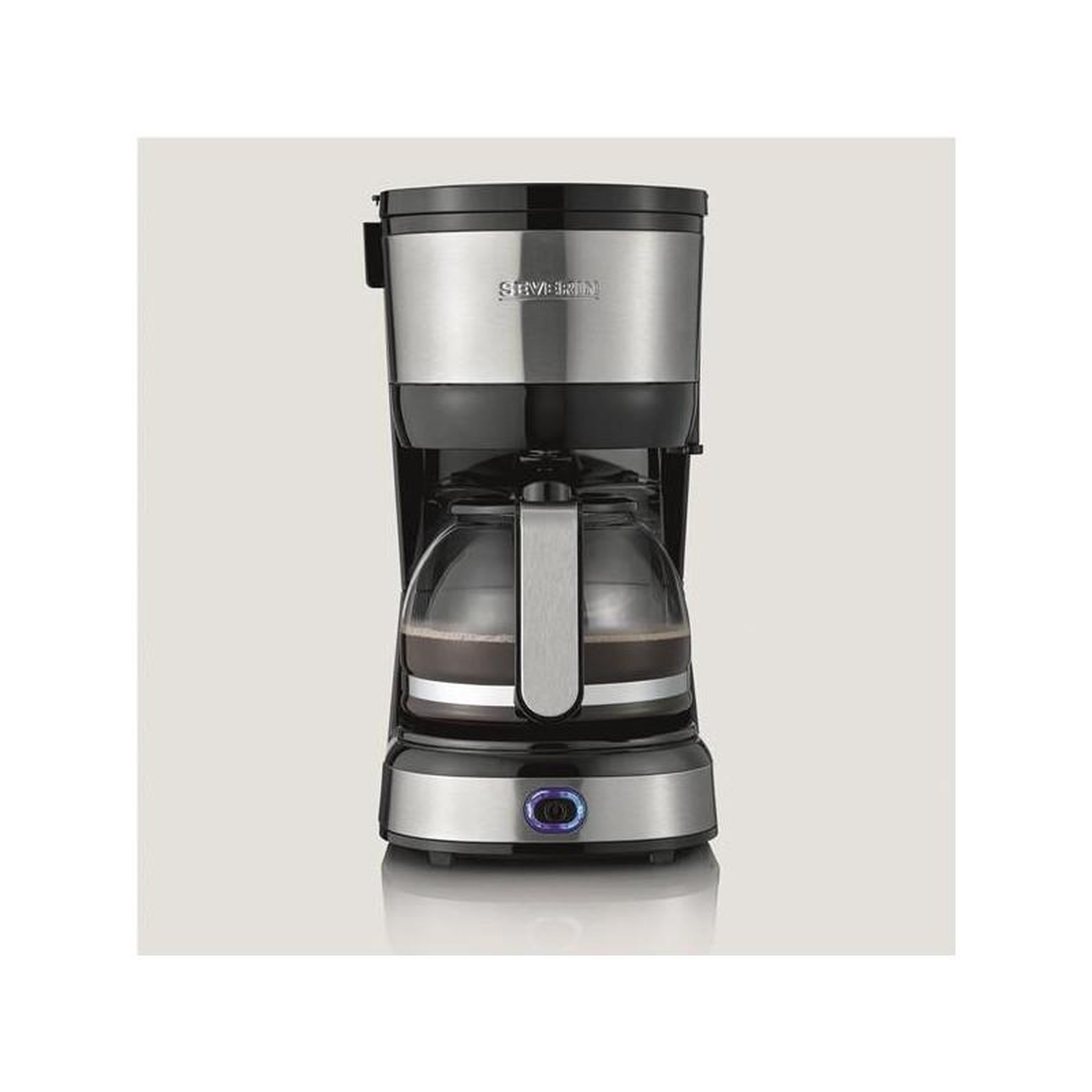 Voir la diapositive 5 : SEVERIN Cafetière filtre 4 tasses 750w noir/inox - 4808