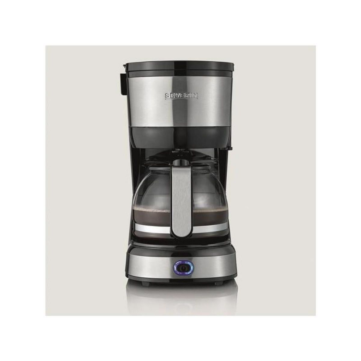 SEVERIN Cafetière filtre 4 tasses 750w noir/inox - 4808
