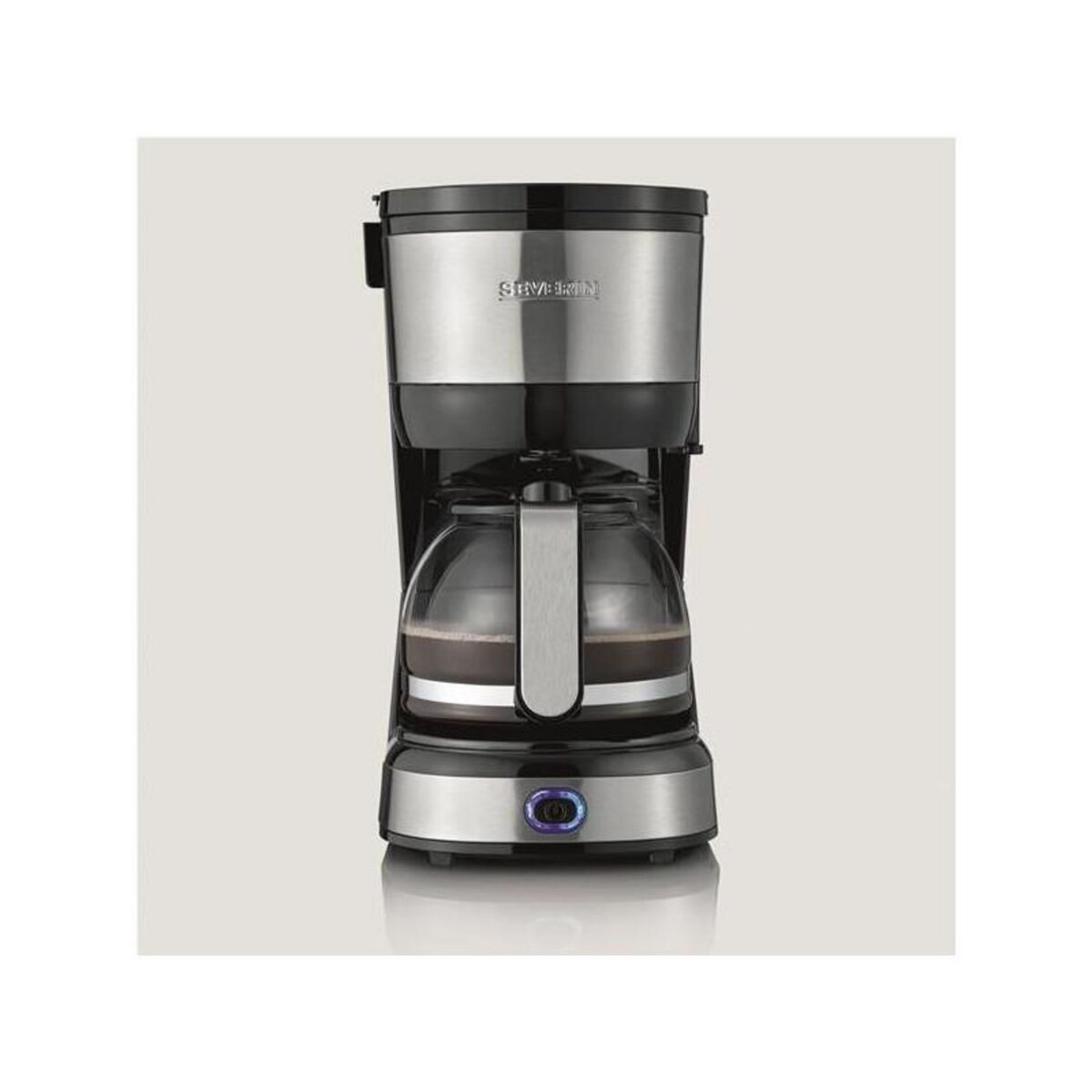 SEVERIN Cafetière filtre 4 tasses 750w noir/inox - 4808