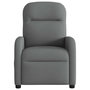 Voir la diapositive 5 : VIDAXL Fauteuil inclinable de massage electrique gris fonce tissu