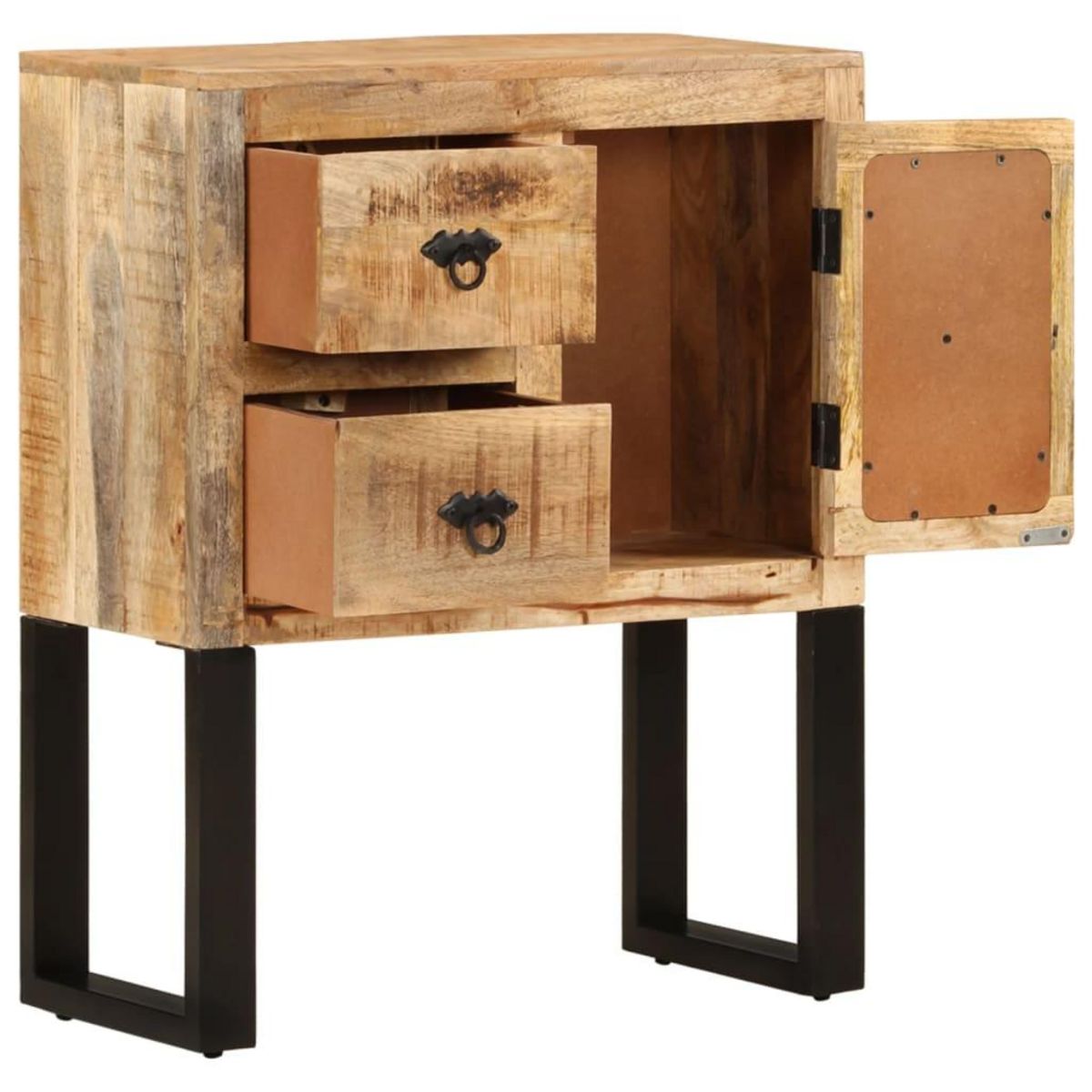 VIDAXL Buffet 60x30x76 cm Bois de manguier massif