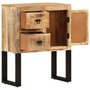 Voir la diapositive 2 : VIDAXL Buffet 60x30x76 cm Bois de manguier massif