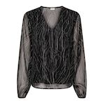 JACQUELINE DE YONG Blouse Manches Longues  Femme JDY Cody. Coloris disponibles : Noir