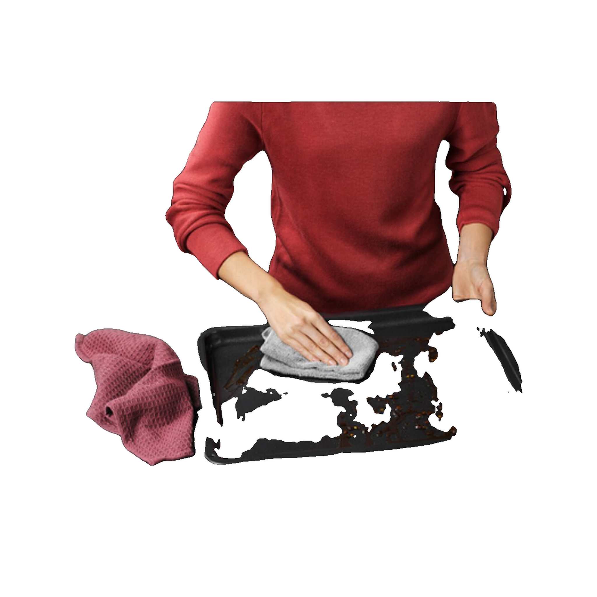 Voir la diapositive 2 : AEG Plat à four AEG a9ooaf11 couleur noire