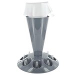 Paris Prix Poche à Douilles avec Socle  Rangement  21cm Gris