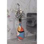 Voir la diapositive 5 : Paris Prix Vase Déco en Résine  Rubic  66cm Multicolore