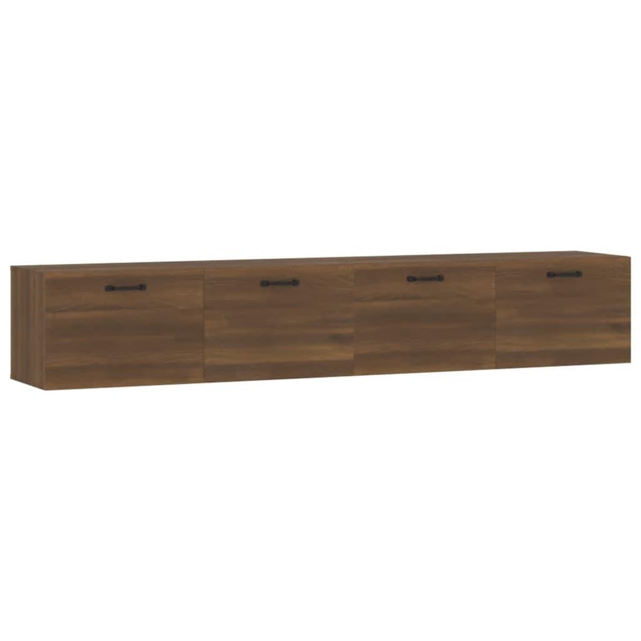 Voir la diapositive 2 : VIDAXL Armoires murales 2 pcs Chene marron 100x36,5x35 cm