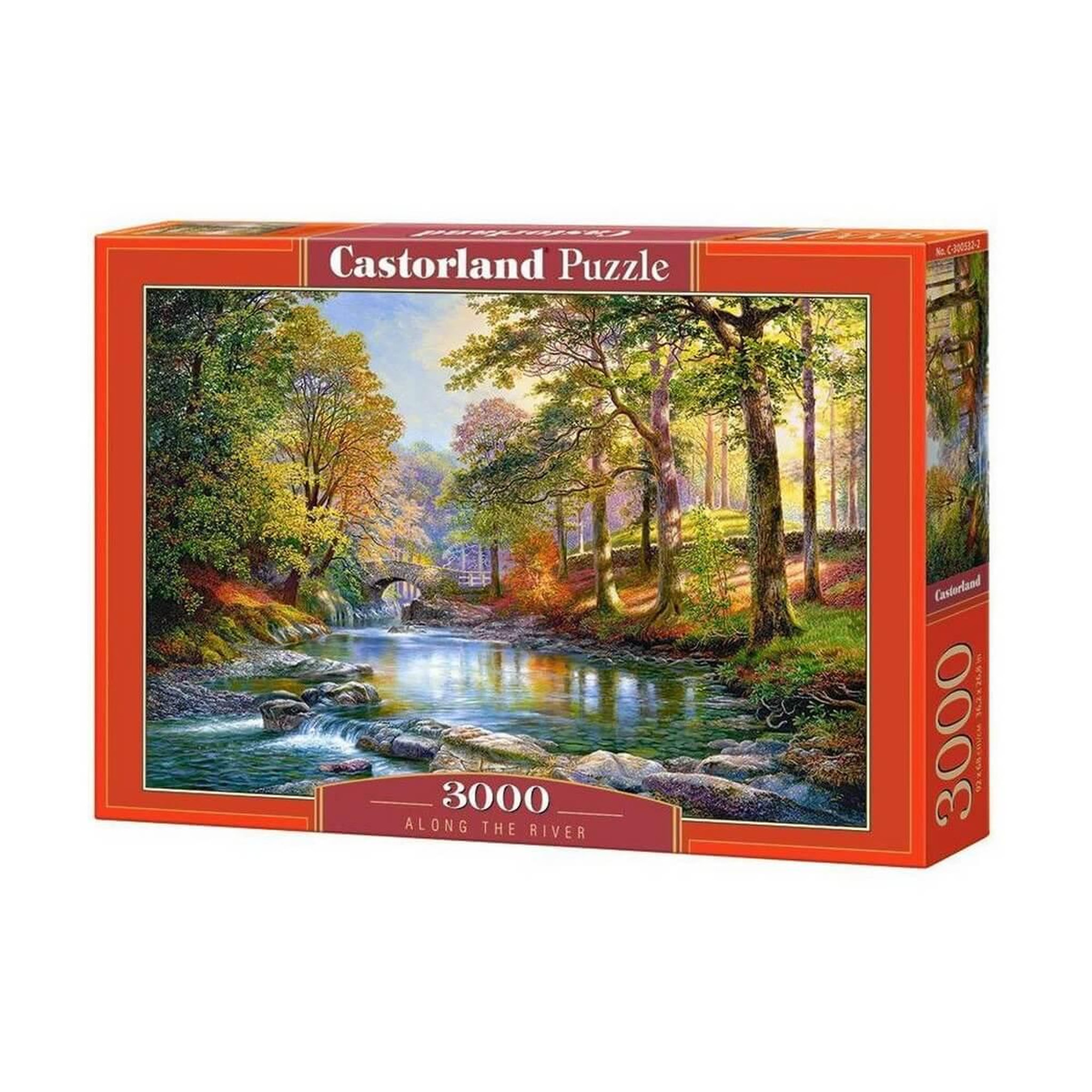 Voir la diapositive 2 : Castorland Puzzle 3000 pièces : le long de la rivière