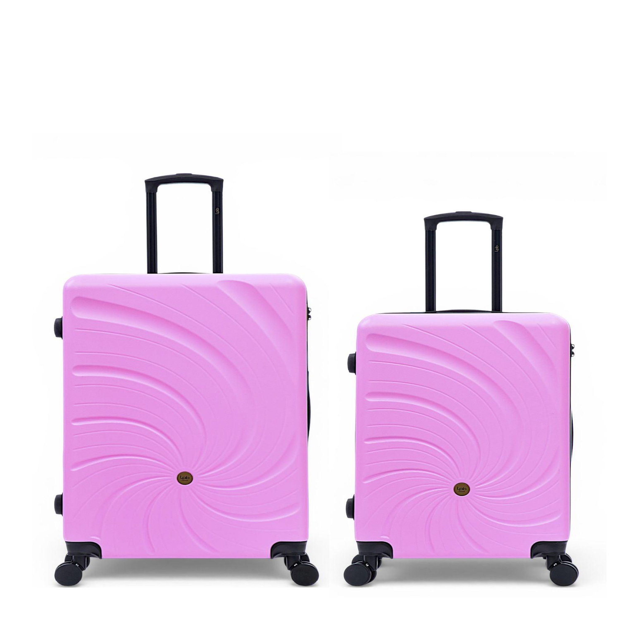 LES P'TITES BOMBES LPB Lot de 2 Valises Rigides Grand Format et Taille Moyenne SERENA
