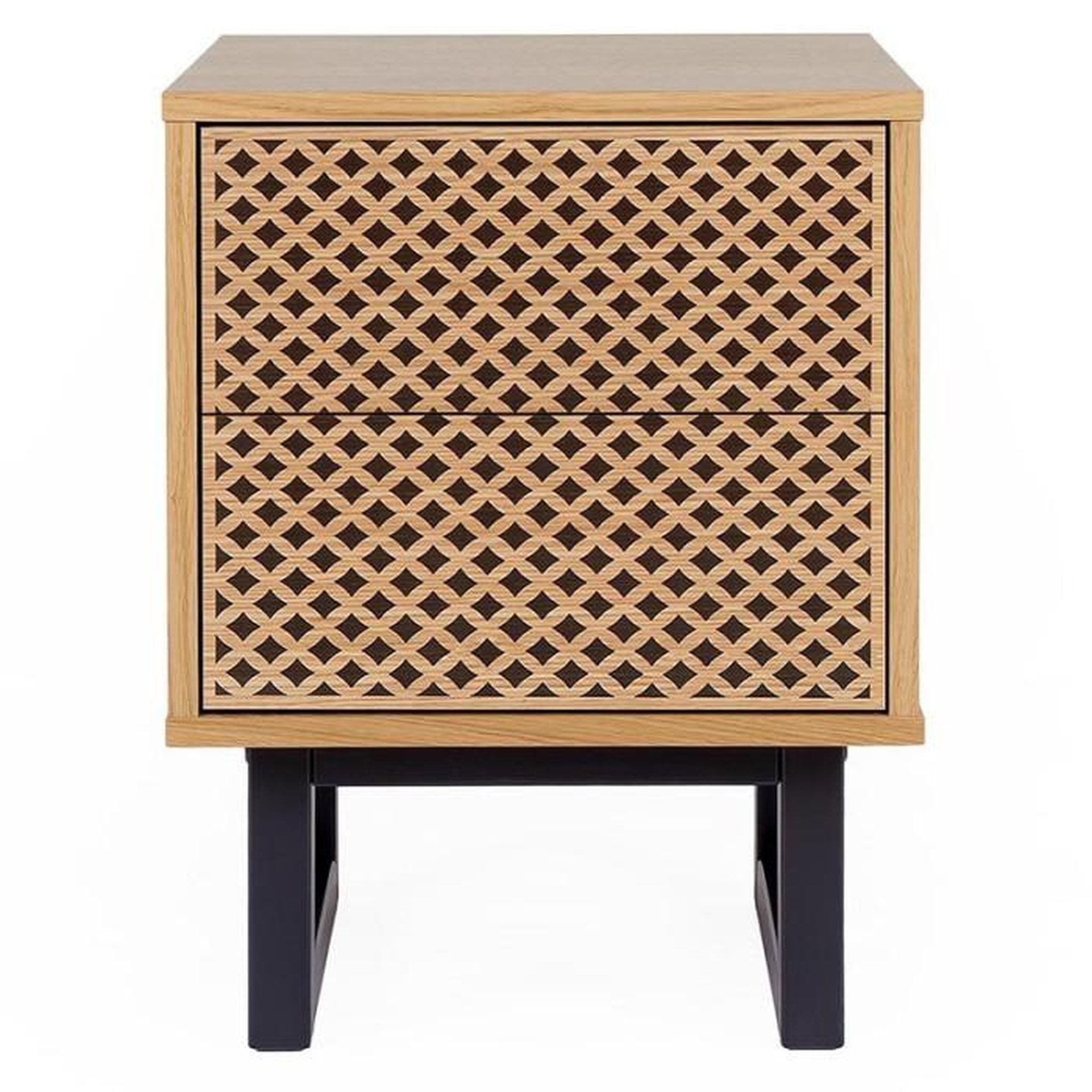 Paris Prix Table de Chevet Design en Bois  Camden  53cm Naturel