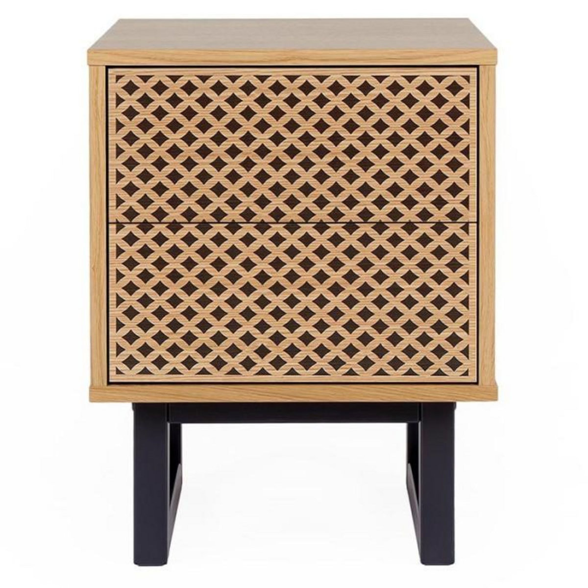 Paris Prix Table de Chevet Design en Bois  Camden  53cm Naturel