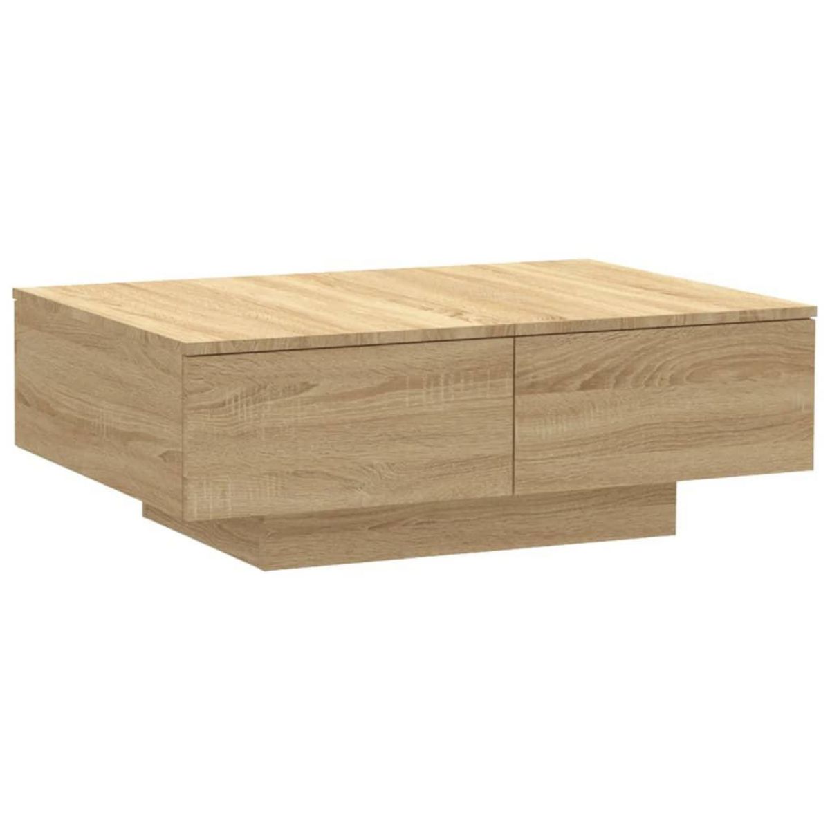 VIDAXL Table basse chene sonoma 90x60x31 cm bois d'ingenierie