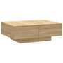 Voir la diapositive 2 : VIDAXL Table basse chene sonoma 90x60x31 cm bois d'ingenierie