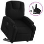 Voir la diapositive 2 : VIDAXL Fauteuil inclinable noir tissu