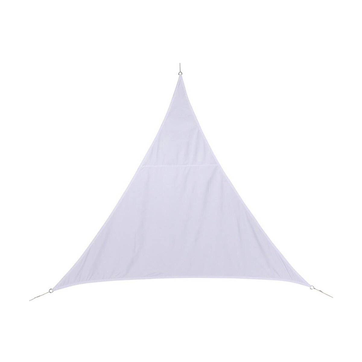 HESPERIDE Voile d'ombrage triangulaire Curacao - 4 x 4 x 4 m - Blanc