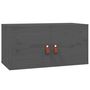 Voir la diapositive 3 : VIDAXL Armoires murales 2 pcs Gris 60x30x30 cm Bois de pin massif