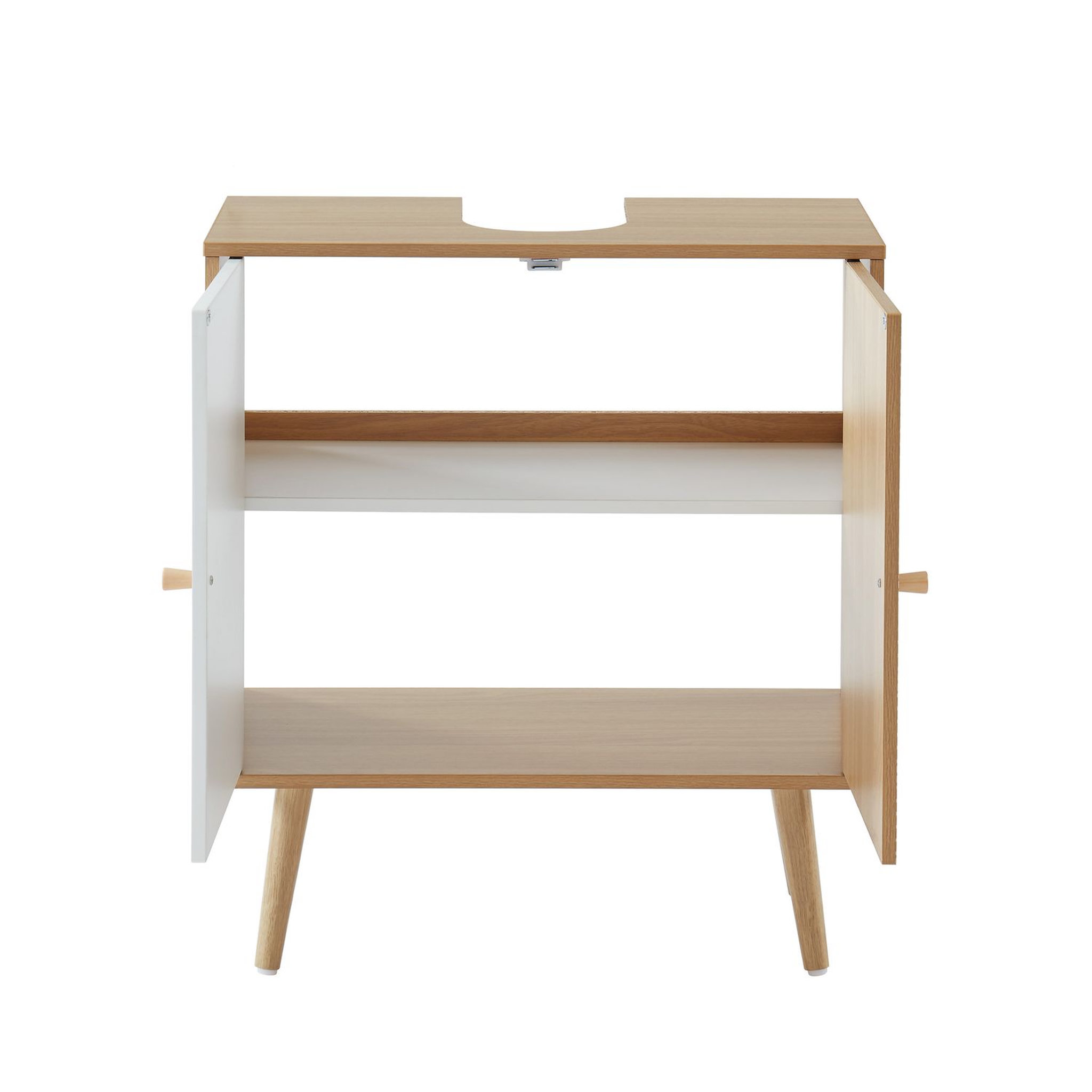 Voir la diapositive 8 : Meuble de salle de bain sous vasque L60cm LUCAS