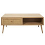 Voir la diapositive 2 : Paris Prix Table Basse en Bois  Bali  110cm Naturel