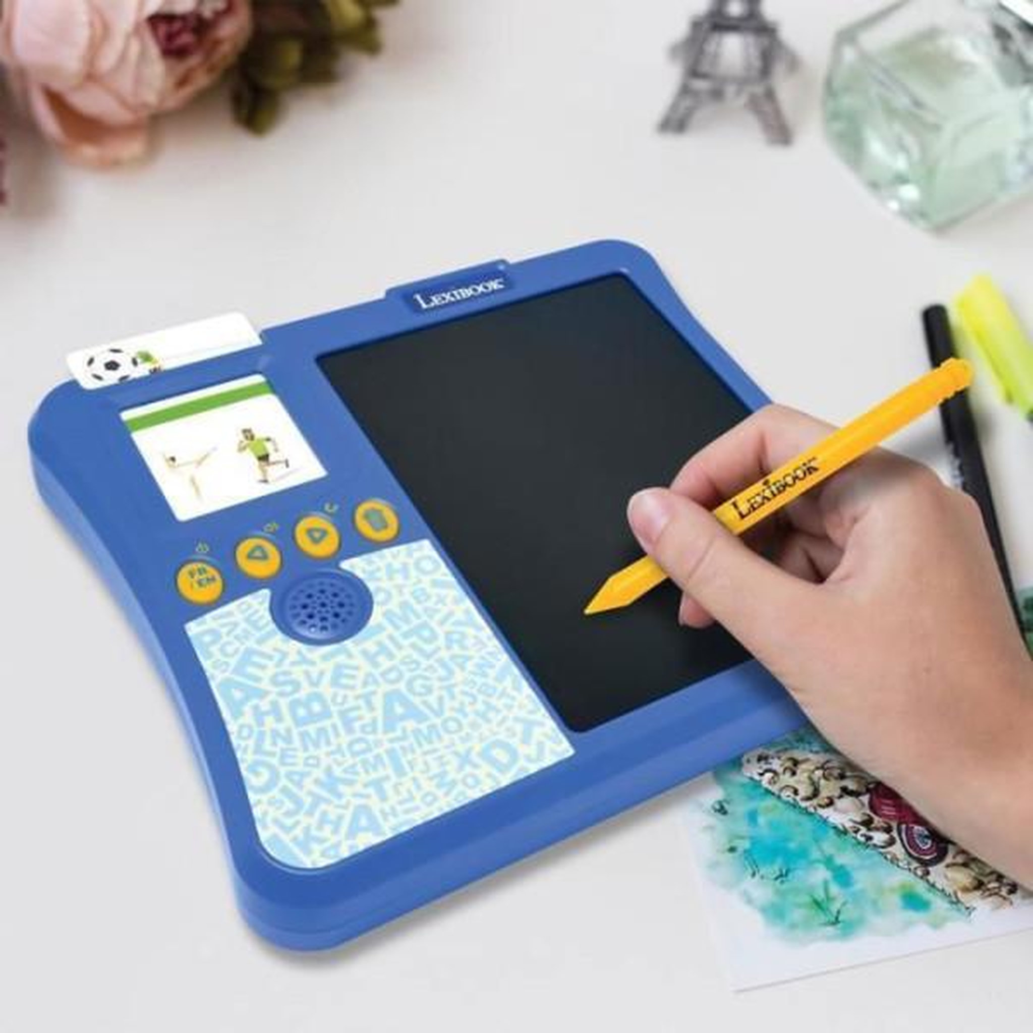 Voir la diapositive 5 : Lexibook Imagier interactif - LEXIBOOK - Bilingue - 200 cartes éducatives - Tablette a dessin - Apprentissage ludique