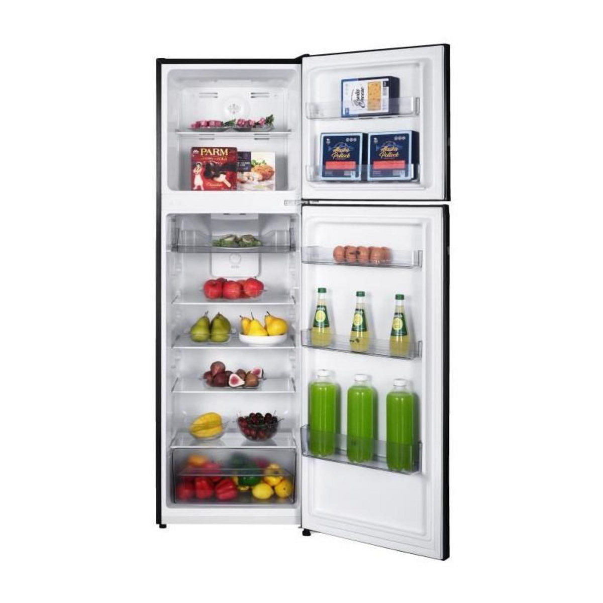 CONTINENTAL EDISON Réfrigérateur congélateur haut CONTINENTAL EDISON  - 247L - Total No Frost - Noir - L54,5 cm x H167 cm