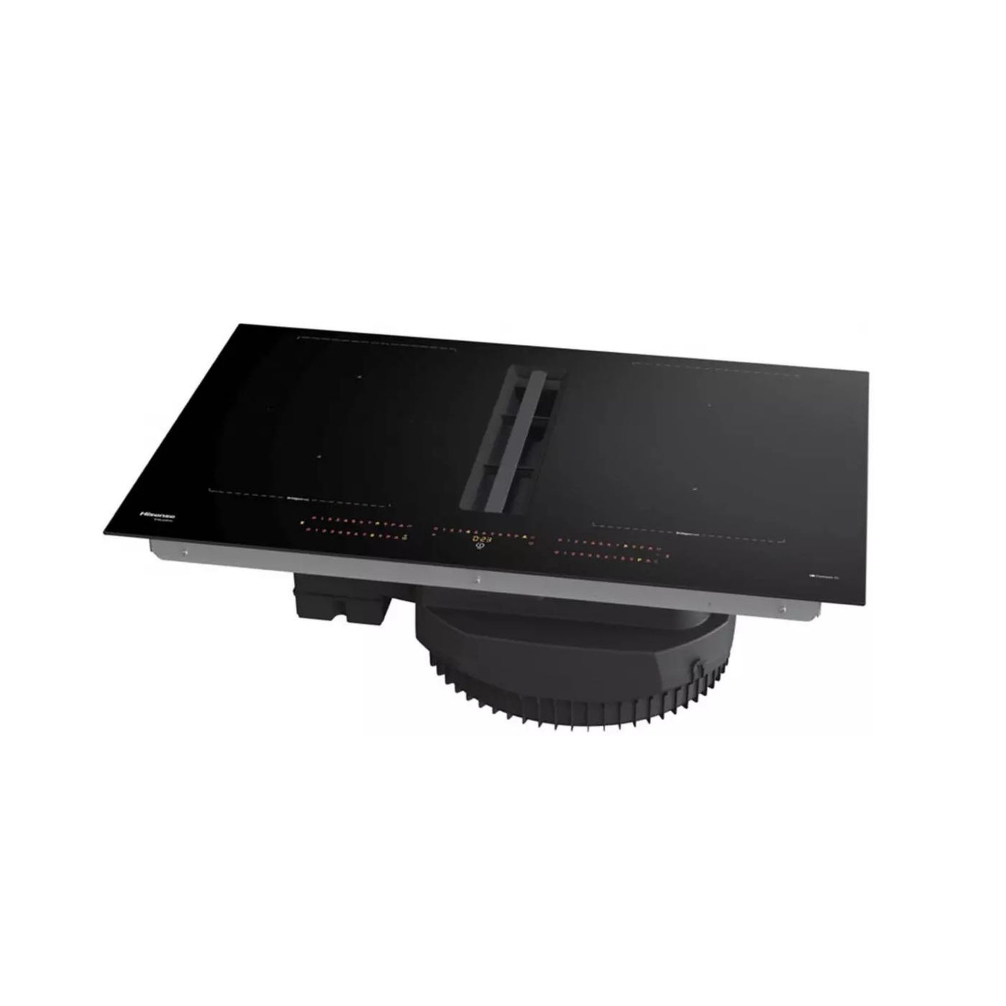 Voir la diapositive 5 : Hisense Plaque induction aspirante 4 feux 7160w noir - heh8443bscwf1