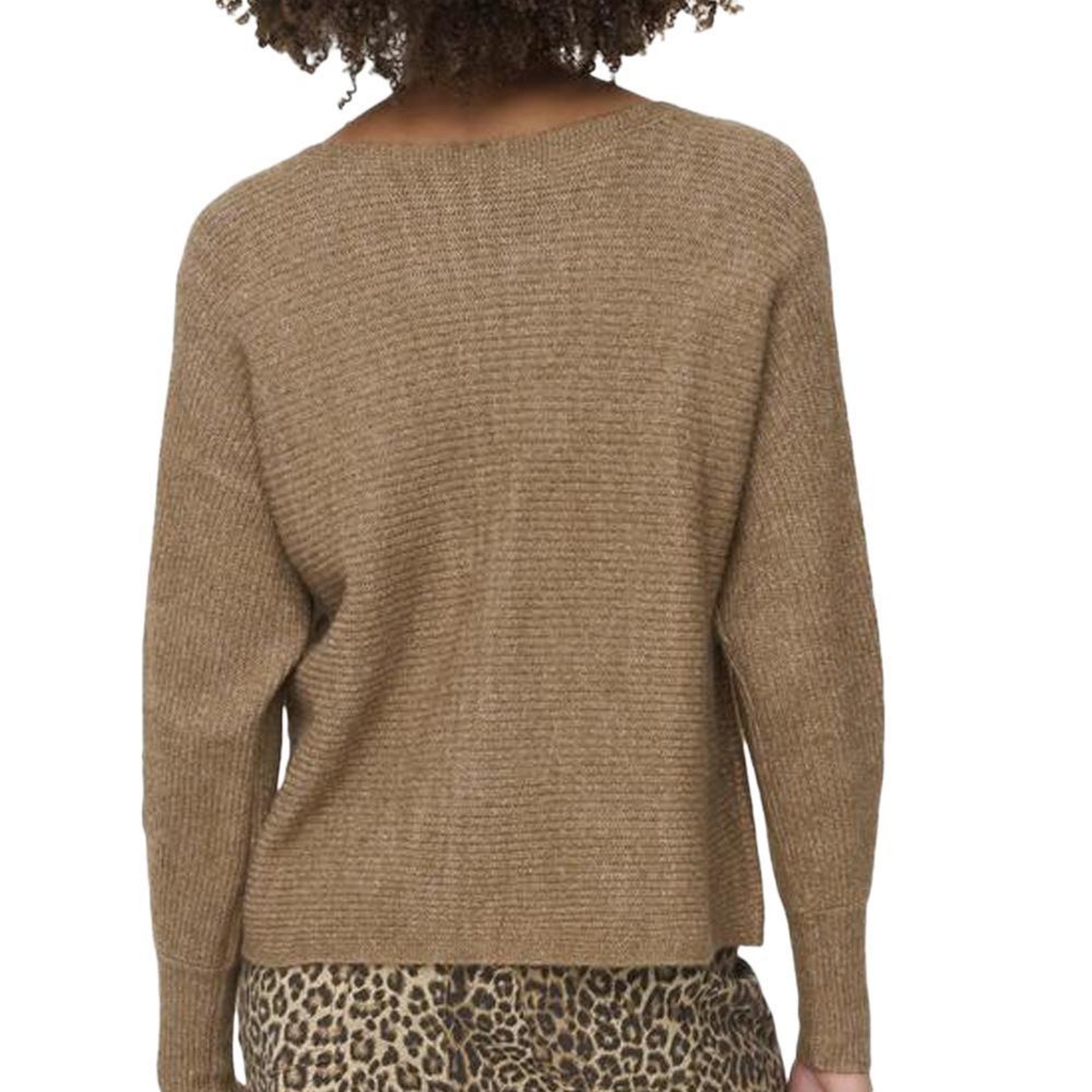 Voir la diapositive 2 : Only Pull Marron Femme Only Dani