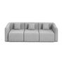 Voir la diapositive 3 : LISA DESIGN Ikare - canapé modulable 3 places - en tissu