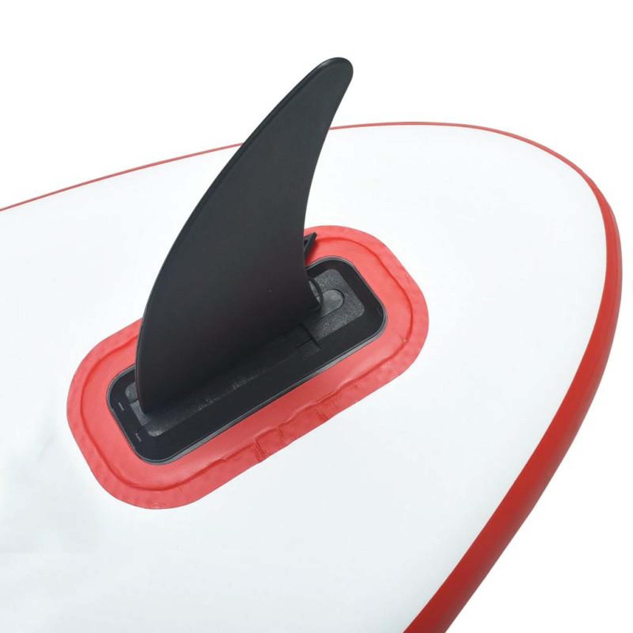 Voir la diapositive 2 : VIDAXL Aileron central de planche à pagaie 18,3x21,2 cm Plastique Noir