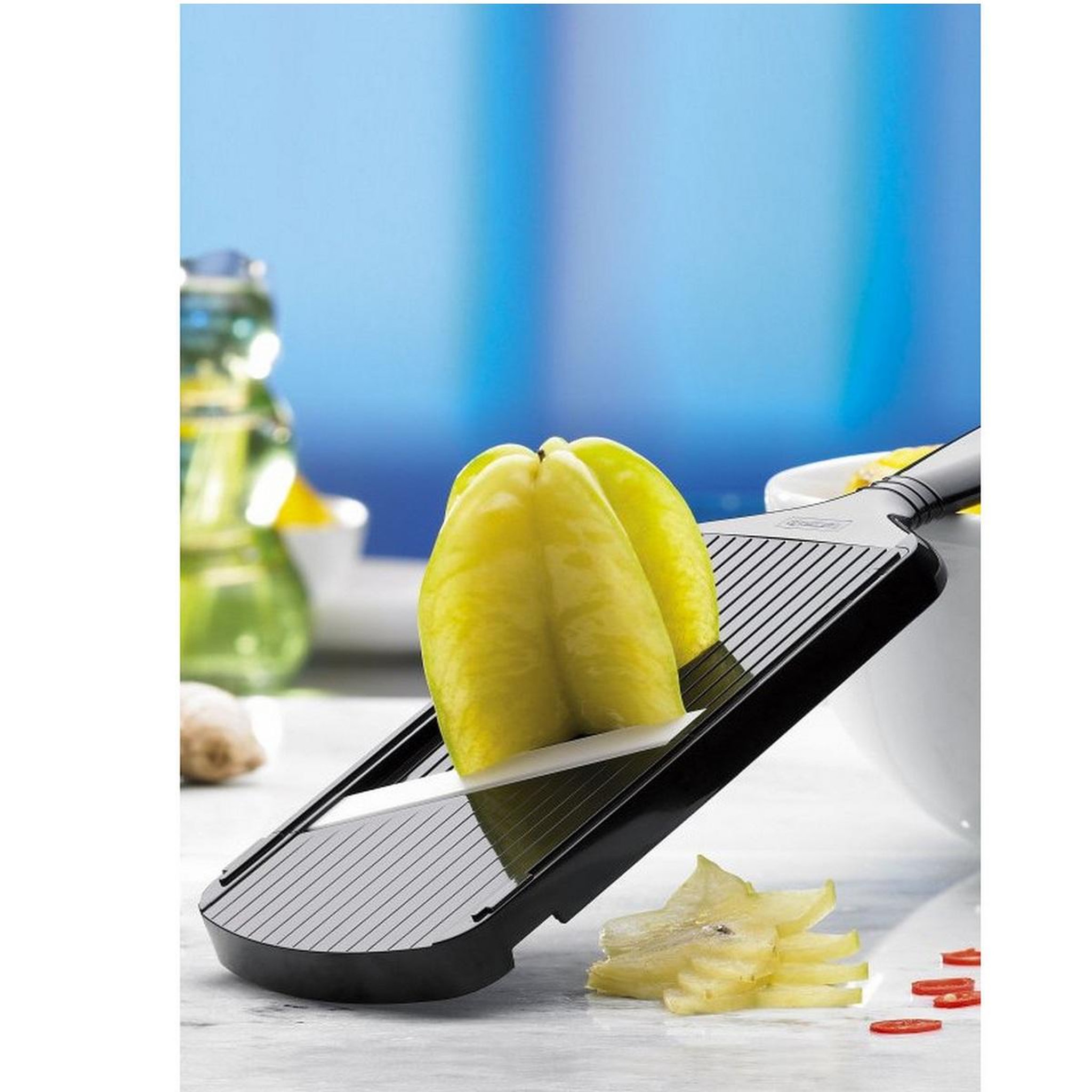 Voir la diapositive 3 : Kyocera Mandoline règlable en céramique - csn-202-bk